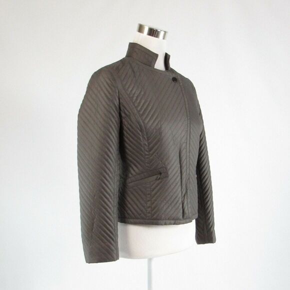 Worth New York gray long sleeve jacket 2 - Picture 3 of 8